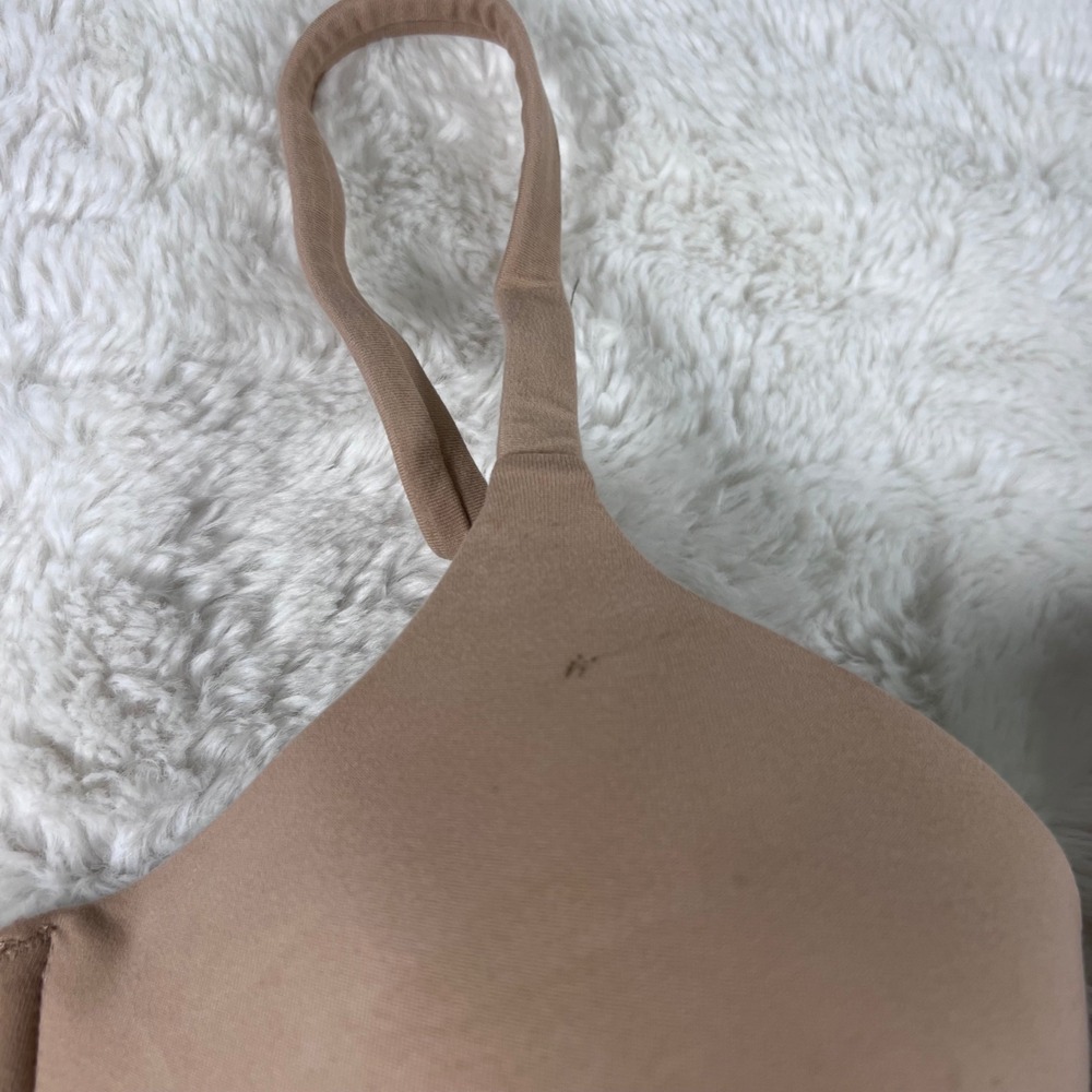 SKIMS Fits Everybody T-Shirt Bra Tan Nude Underwire 32DD Everyday Basic - Picture 7 of 10